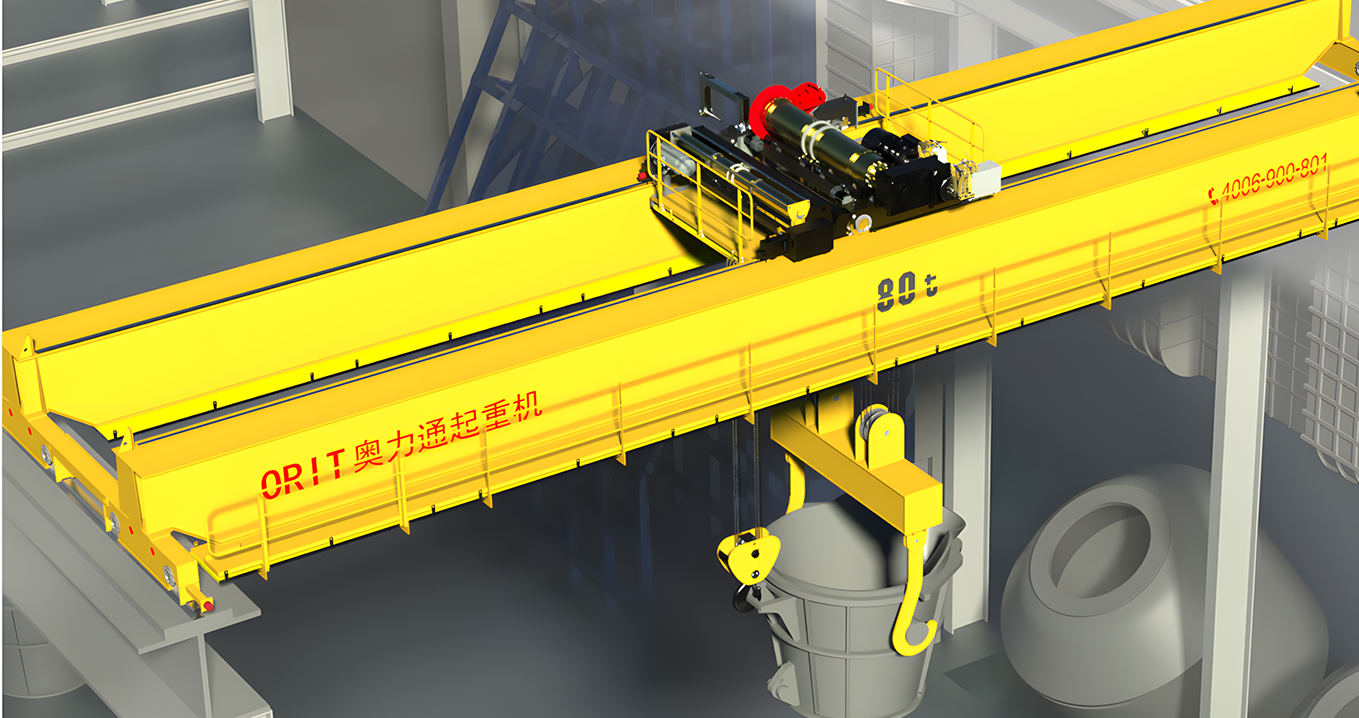 Components and Key Parts of the Ladle Handling Crane