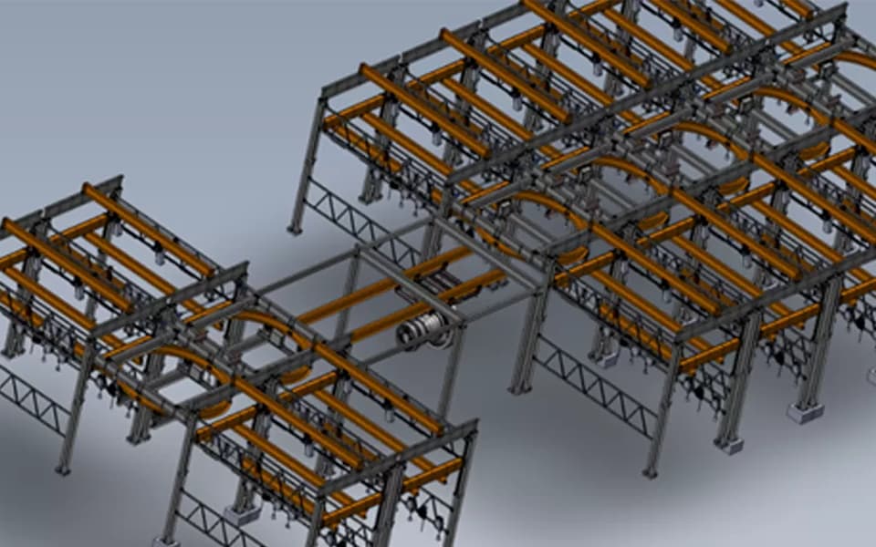 Engine Work Station Gantry System Projects